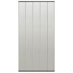 Moustiquaire de porte - noir - 120x240 cm - polyester - fixation auto agrippante - ajustable