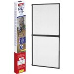 Moustiquaire de porte - tesa - falt 55415 - 01 - 00 - enroulement lat�ral - aluminium - fermeture magn�tique ...