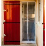 Moustiquaire rideau de porte - werka pro - 215 x 100 cm - tulle aimant - 8 aimants - blanc