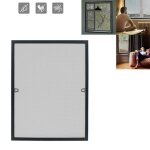 Moustiquaire - yrhome - store enrouleur 100x120cm - aluminium blanc - ajustable - installation facile ...