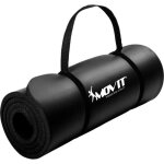 Movit tapis de gymnastique 190cm x 60cm x 15cm noir Movit tapis de gymnastique 190cm x 60cm x 15cm noir