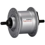 Moyeu shimano nexus dh - c3000 - 3n - freins sur jante / axe de vissage argent - 3 watt