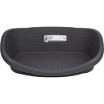 Corbeille - mpets - java - plastique - gris - pour chien - taille l