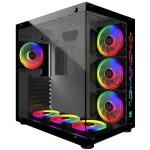 Mred - bo�tier pc gamer atx - blanc rgb crystal sea