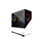 Mred - botier pc gamer atx - blanc rgb elite
