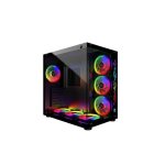 Mred - botier pc gamer atx - noir rgb crystal sea
