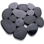 Lot de 4 tapis antiderapants de douche ou baignoire pvc galets 12x13cm noir msv Lot de 4 tapis antiderapants de douche ou baignoire pvc galets 12x13cm noir msv