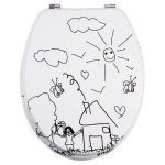 Msv abattant wc mdf jardin denfants