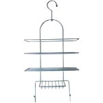 Msv etagre de douche  suspendre chrome - 25x53x11 cm