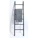 Msv porte serviettes echelle 6 niveaux tilda bambou noir Msv porte serviettes echelle 6 niveaux tilda bambou noir