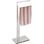 Msv porte serviettes sur pied chrome 30x20x85cm