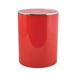 Poubelle � bascule kamaka 6l rouge msv