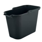 Seau rectangulaire 12l pp gris msv