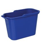 Seau rectangulaire pp 14l bleu msv