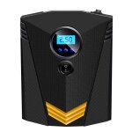 Mtevotx gonfleur pneu voiture compresseur  air portatif 12v 3 de buses avec jauge de pression des pneus ...