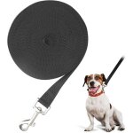 Mtevotx laisse de dressage pour chien - longe laisse pour chien - 15m longue noir nylon longe chien pour ... Mtevotx laisse de dressage pour chien - longe laisse pour chien - 15m longue noir nylon longe chien pour ...