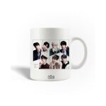 Mug en c�ramique - bts - map of the soul 7 - 30cl - compatible lave - vaisselle - blanc