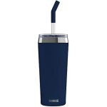 Mug isotherme - sigg - travel mug helia - double paroi cuivr�e - paille en verre durable - sans bpa
