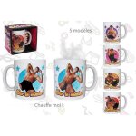 Mug - strip tease - cylindrique - blanc - adulte - mod�les assortis en magasin