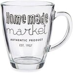 Mug en verre vivalto - transparent - 320 ml - lot de 6 Mug en verre vivalto - transparent - 320 ml - lot de 6