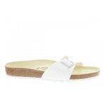 Mules birkenstock madrid homme - birkenstock - blanc - semelle ergonomique en cuir Mules birkenstock madrid homme - birkenstock - blanc - semelle ergonomique en cuir