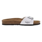 Mules blanches doublure biologique pepe jeans pour femme