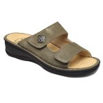 Mules confortables emila sauge - scholl - taille 36 - talon 4cm - polyur�thane
