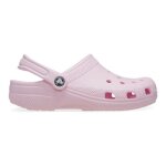 Mules - crocs - classic clog - rose - talon plat - bout rond - caoutchouc