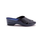 Mules cuir femme - p�diconfort - galbe anatomique et l�g�ret� - couleur marine