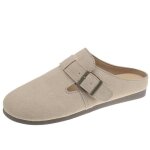 Mules femme casual mode talon plat lger respirant printemps - beige