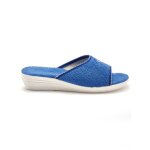 Mules femme - p�diconfort - confort ultime - dessus en textile doux - doublure en �ponge