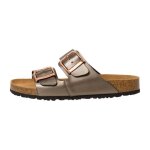 Mules � enfiler plate tamaris - anthracite