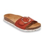 Mules femme les tropeziennes par m. belarbi zullox - brique - cuir - ouvert - plats - confort exceptionnel ...