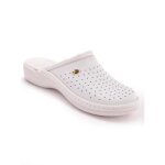 Mules femme - marque - ultra lgres en cuir - blanc