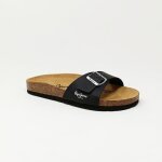 Mule homme - pepe jeans - cs bio noir - indispensable pour lt