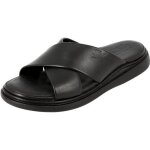 Mules mdicales homme en cuir vritable noir - confortable et lgant