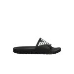 Mules plates en pvc avec logo emporio armani - homme - noir