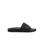 Mules pvc à gros logo - emporio armani - homme - noir - chaussures plates - polyvinyl Mules pvc à gros logo - emporio armani - homme - noir - chaussures plates - polyvinyl