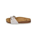 Mules scholl estelle blanc femme - cuir - ouvert - confort exceptionnel