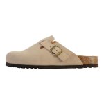 Mules cuir scholl fae - beige fonc