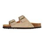 Mules cuir scholl josephine - beige fonc