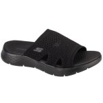 Mule skechers femme noir - skechers 141425 - bbk - courir en toute d�contraction - textile - confort ...