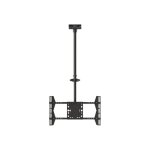 Multibrackets m public ceilingmount large single montage sur plafond pour cran lcd acier noir taille ...