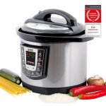 Multicuiseur 6l - mijoteuse lectrique - autocuiseur sous pression inox 8 programmes - 1000w