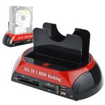 Station daccueil pour disque dur - multifunctional - 2. 5 / 3. 5 pouces - usb 2. 0 - e - sata - lecteur ...
