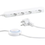 Multiprise - revolt - bloc multiprise - 4 prises - 10 a - 2 m - blanc