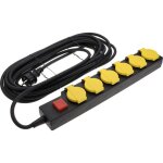 Multiprise - optonica - op - s17614 - 6 prises allemandes - 10m cble - ip44 tanche