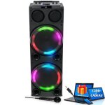 Muse m - 1982 dj sono party box sono 600w - entres aux / micro / guitare - usb / bluetooth + cble pc ...