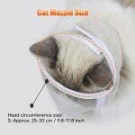 Museli�re pour chat - zerodis - cagoule transparente - respirante - taille s 46x35cm