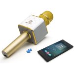 Microphone karaoké bluetooth avec haut - parleur stéréo - or / blanc - musicman bt - x31 Microphone karaoké bluetooth avec haut - parleur stéréo - or / blanc - musicman bt - x31